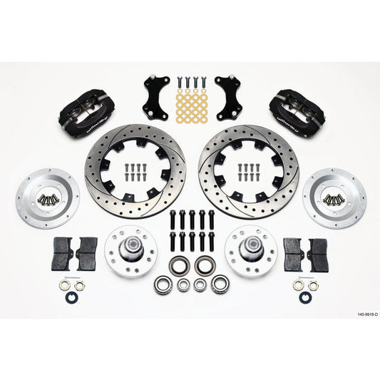 Wilwood Forged Dynalite Front Kit 12.19in Drilled WWE ProSpindle Wilwood Big Brake Kits