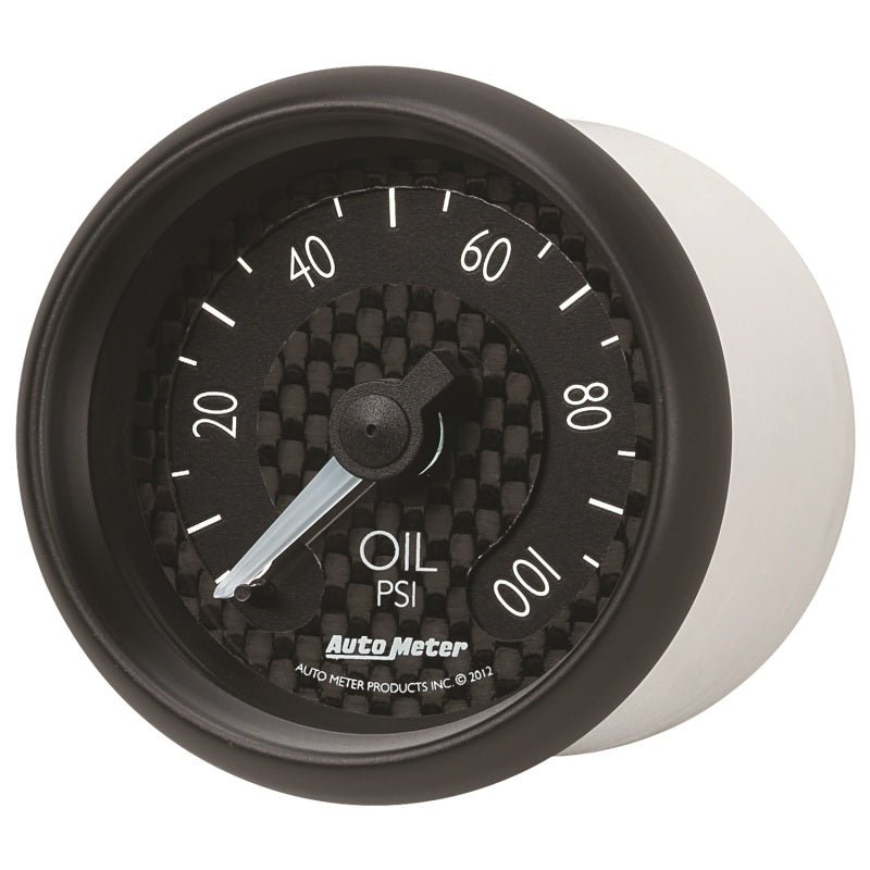 Autometer GT Series 52mm Mechanical 0-100 psi Oil Pressure Gauge AutoMeter Gauges
