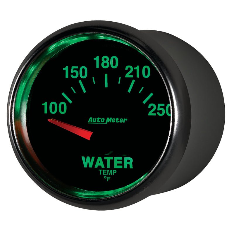 Autometer GS 52mm 100-250 Deg F Short Sweep Electronic Water Temperature Gauge AutoMeter Gauges