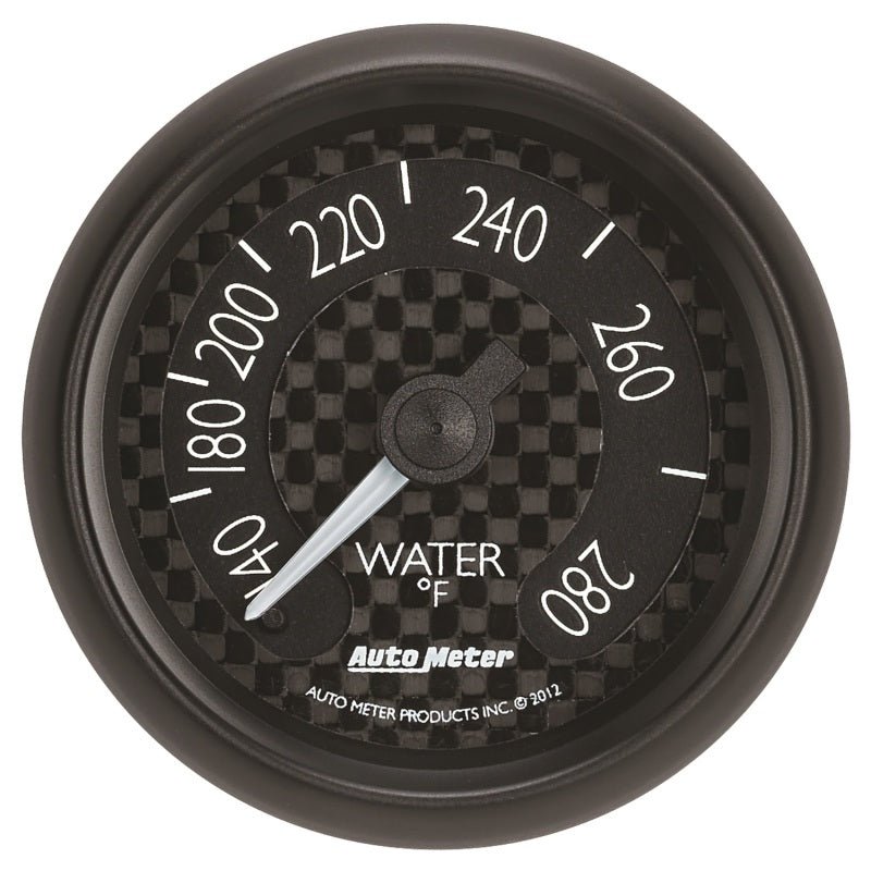 Autometer GT Series 52mm Mechanical 140-280 Deg F Water Temperature Gauge AutoMeter Gauges
