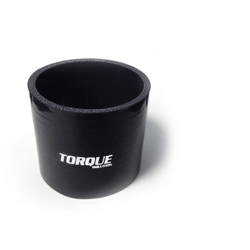 Torque Solution Straight Silicone Coupler: 2.25in Black Universal Torque Solution Silicone Couplers & Hoses