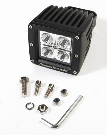 Rugged Ridge 3in Cube LED Light 16 Watt Rugged Ridge Light Bars & Cubes