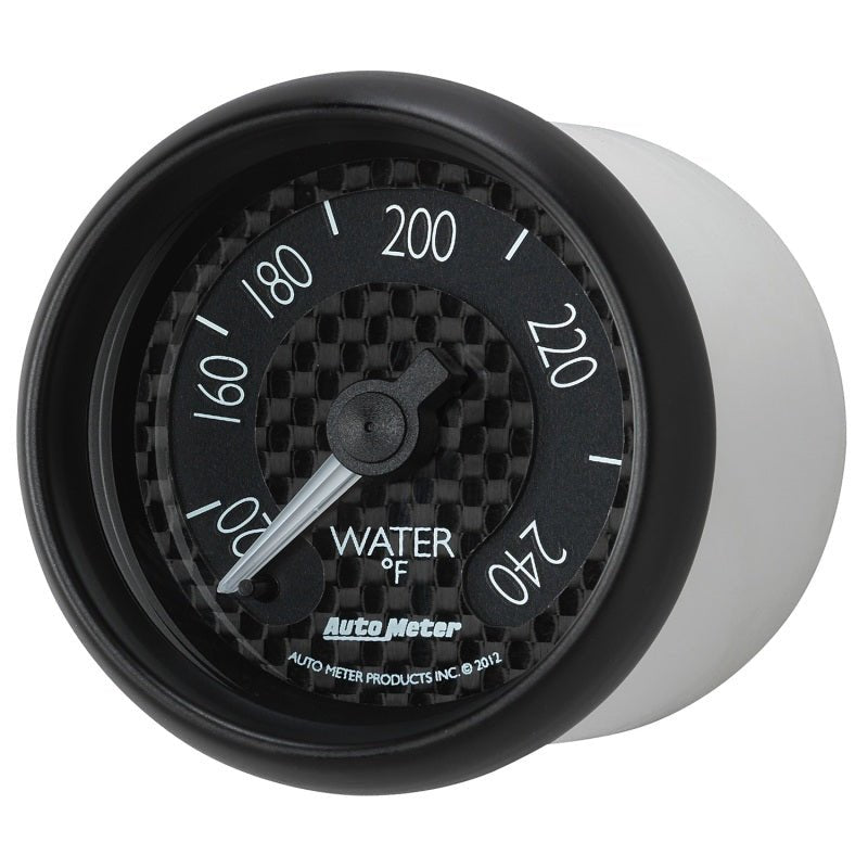Autometer GT Series 52mm Mechanical 120-240 Deg F Water Temperature Gauge AutoMeter Gauges