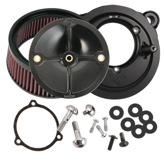 S&S Cycle 2008 Touring Stealth Air Cleaner Kit w/o Cover