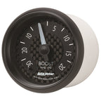 Autometer GT Series 52mm Mechanicl 30 In Hg/20 psi Vacuum/Boost Gauge AutoMeter Gauges