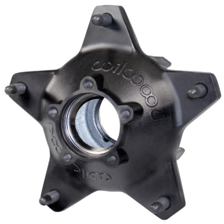 Wilwood Hub-Starlite 55 Rear - Standard Offset 5/8 C Studs-Drilled-Black-Less Races Wilwood Wheel Hubs