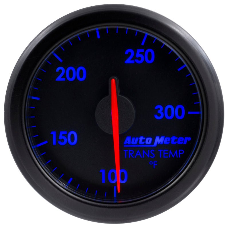 Autometer Airdrive 2-1/6in Trans Temperature Gauge 100-300 Degrees F - Black AutoMeter Gauges