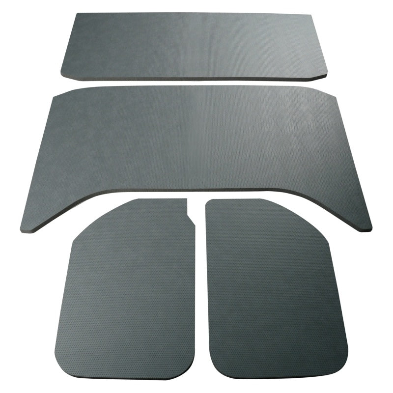 DEI 11-18 Jeep Wrangler JK 4-Door Boom Mat Headliner - 4 Piece - Gray Leather Look