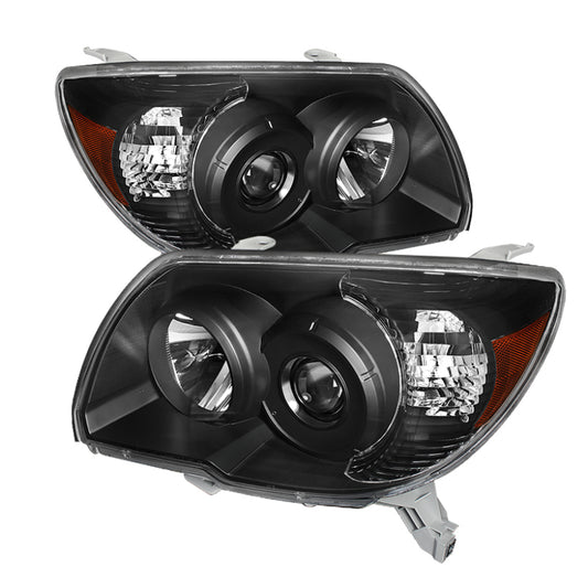 Xtune Toyota 4Runner 06-09 Crystal Headlights Black HD-JH-T4R06-AM-BK SPYDER Headlights