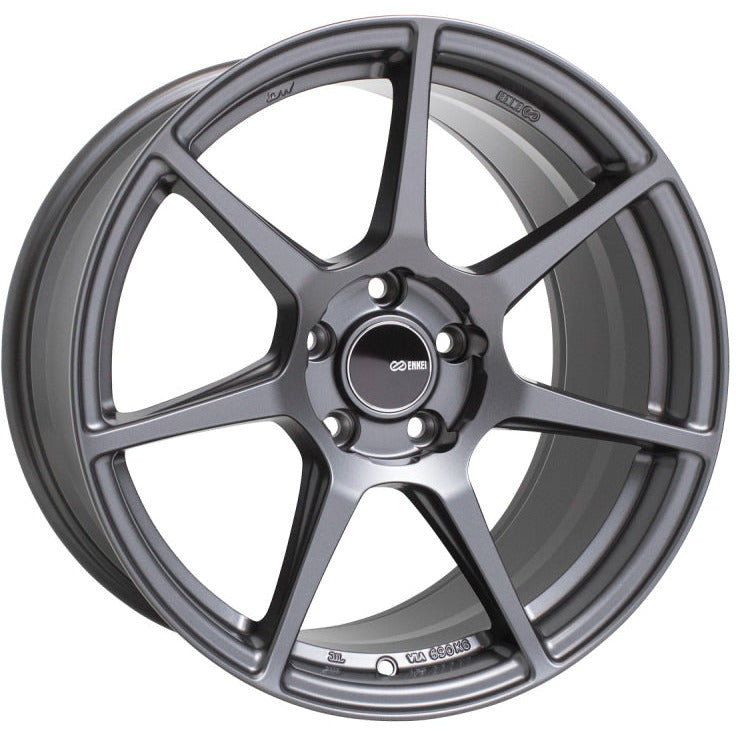 Enkei TFR 18x9.5 5x100 45mm Offset 72.6 Bore Diameter Matte Gunmetal Wheel Enkei Wheels - Cast