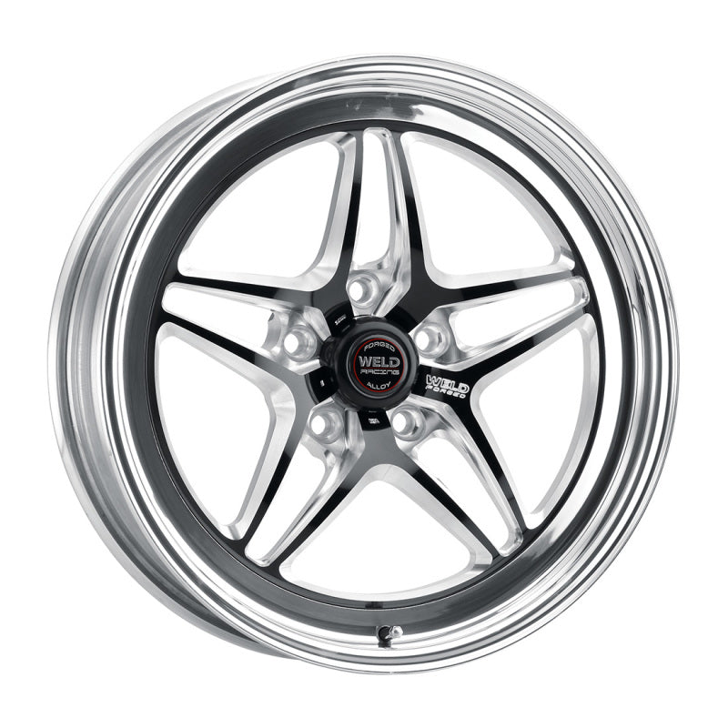 Weld S81 18x5 / 5x120 BP / 2.1in. BS (-23mm Offset) Black Wheel 3.18 ID (High Pad) - Non-Beadlock Weld Wheels - Forged