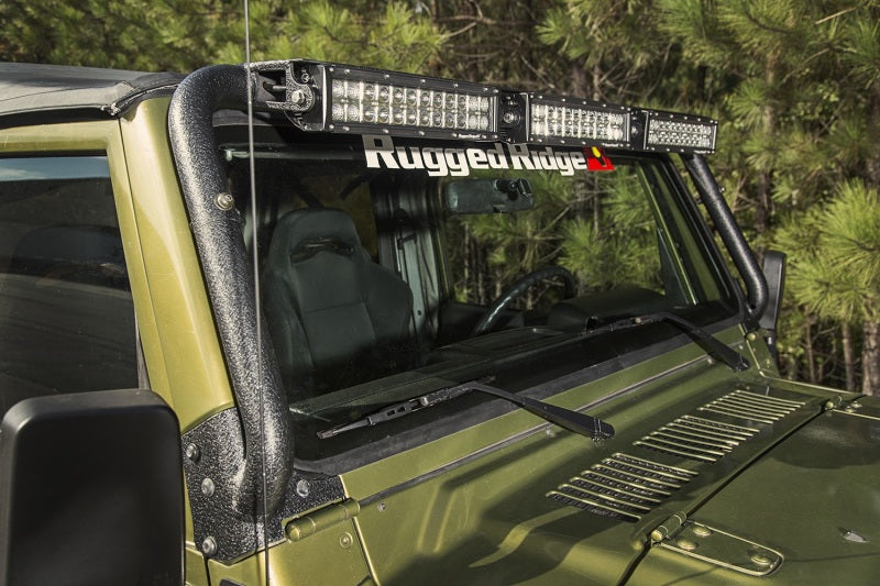 Rugged Ridge 97-06 Jeep Wrangler TJ LED Windshield Light Bar Rugged Ridge Light Strip LED