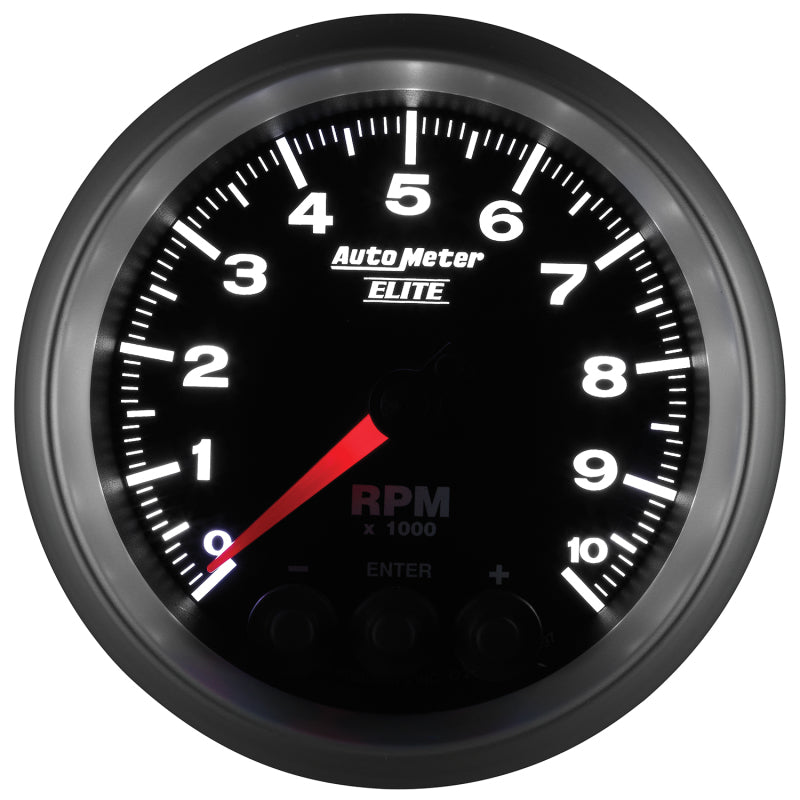 Autometer Street Progressive Shift Light 85.7mm Tachometer 0-10,000 RPM AutoMeter Gauges