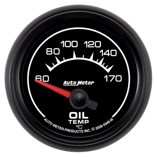 Autometer Gauge Oil Temp 2 1/16 in. 60-170C Electric ES AutoMeter Gauges