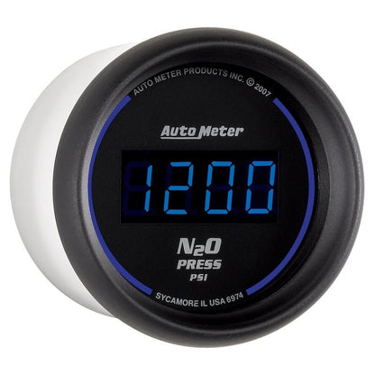 Autometer Ultra-Lite 2-1/16in 1600 PSI Digital Nitrous Pressure Gauge - Black AutoMeter Gauges