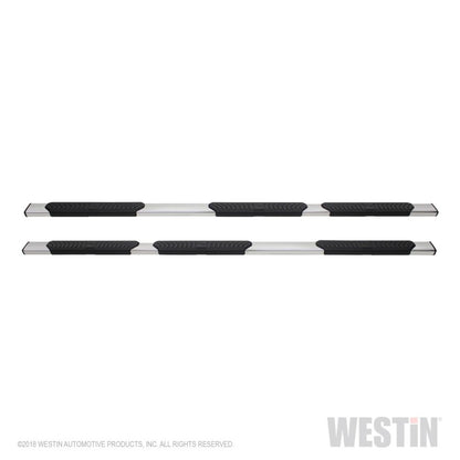 Westin 07-18 Chevrolet Silverado 1500 CC 6.5ft Bed R5 M-Series W2W Nerf Step Bars - Polished SS