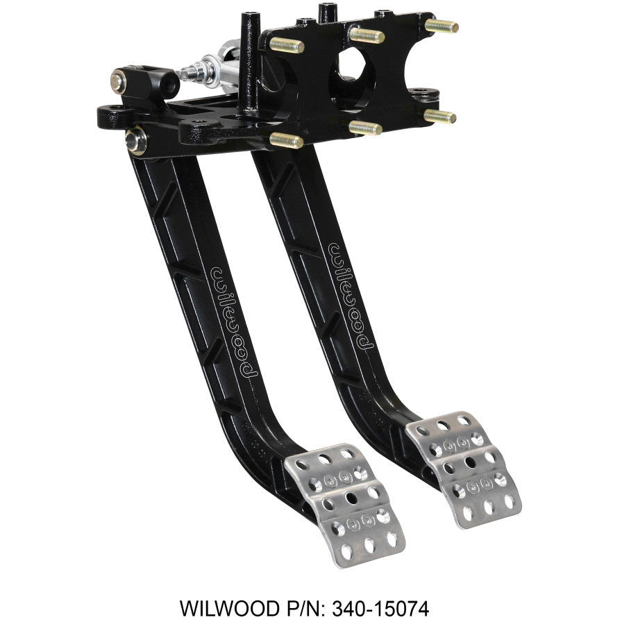 Wilwood Adjustable-Trubar Dual Pedal - Brake / Clutch - Rev. Swing Mount - 6.25:1 Wilwood Pedals