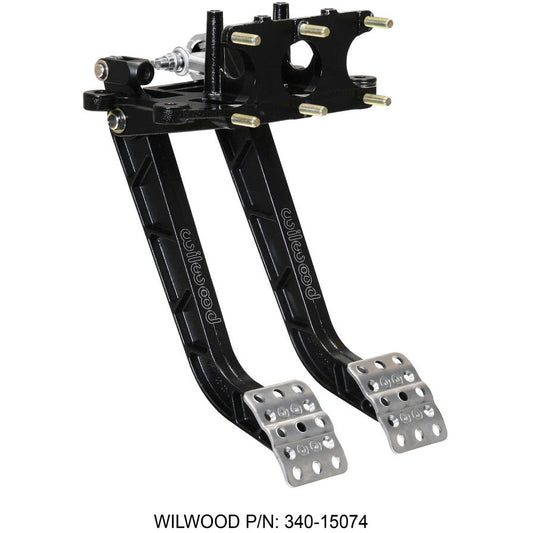 Wilwood Adjustable-Trubar Dual Pedal - Brake / Clutch - Rev. Swing Mount - 6.25:1 Wilwood Pedals