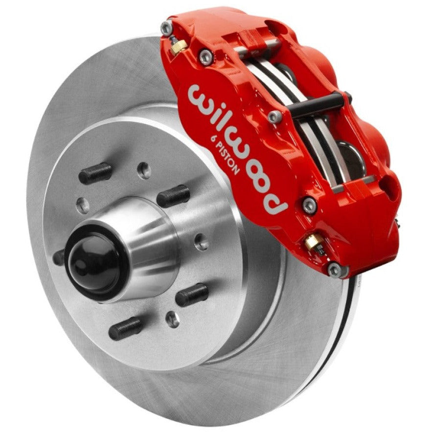 Wilwood Forged Narrow Superlite 6R Front Big Brake Kit 12.19in Rotors 88-98 C1500 - Red Wilwood Big Brake Kits