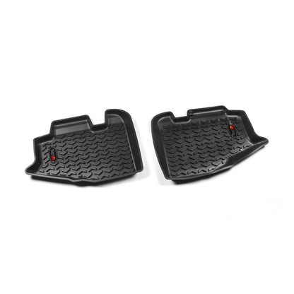 Rugged Ridge Floor Liner Rear Black 1997-2006 Jeep Wrangler TJ / LJ Rugged Ridge Floor Mats - Rubber