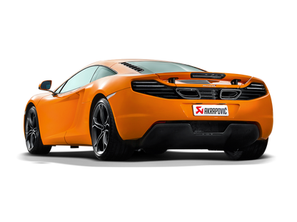 Akrapovic 12-14 McLaren 12C/12C Spyder Slip-On Line (Titanium) w/ Carbon Tips