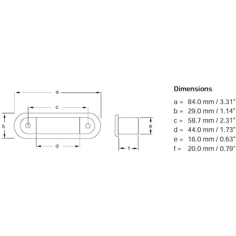 Hella Step Lamp 1X2 Wwht Md12/24 Ss Rim 2Xt Hella Light Accessories and Wiring