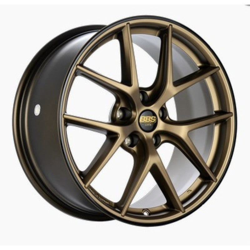 BBS CI-R 20x10 5x112 ET25 Bronze Polished Rim Protector Wheel -82mm PFS/Clip Required BBS Wheels - Cast