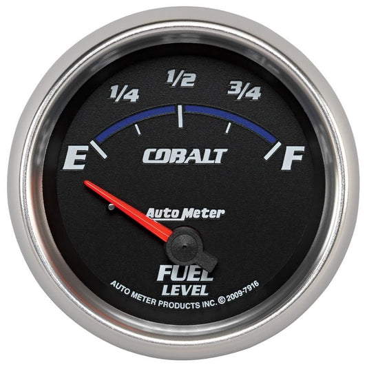 Autometer Cobalt 66.7mm 240-33 ohms Short Sweep Electronic Fuel Level Gauge AutoMeter Gauges