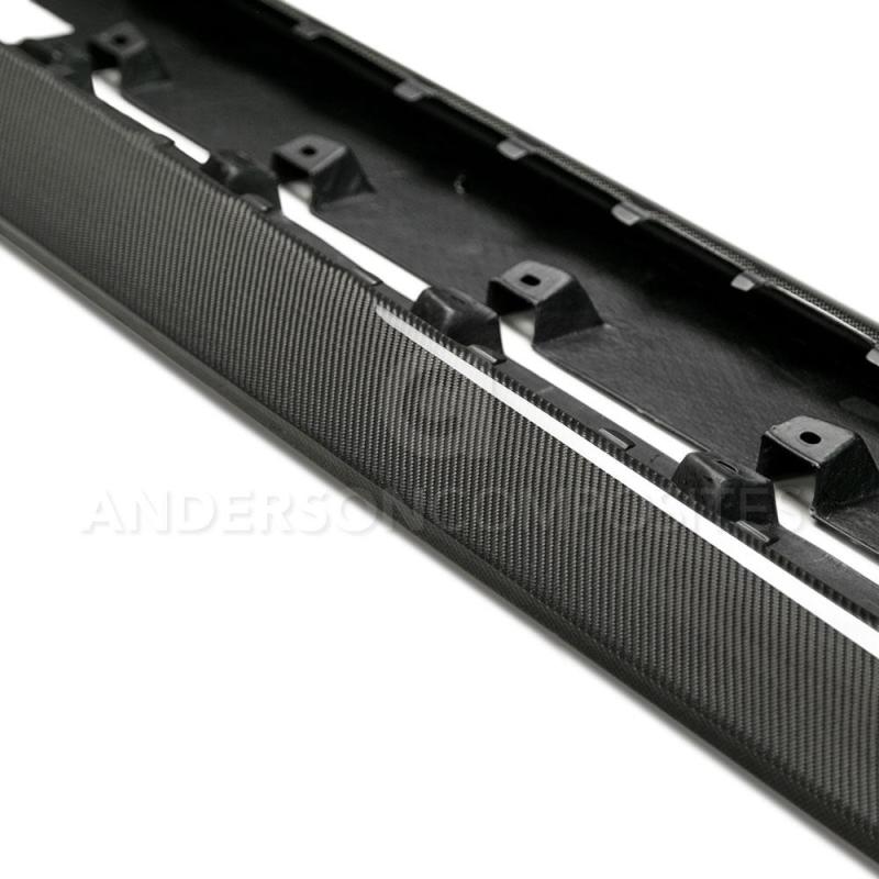 Anderson Composites 15-16 Ford Mustang Type-AR Rocker Panel Splitter