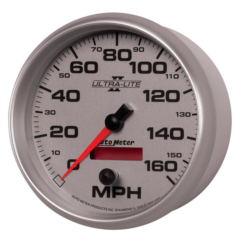 Autometer Ultra-Lite II 5 Inch 160 MPH FSE Programmable Speedometer AutoMeter Gauges