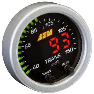 AEM X-Series Temperature 100-300F Gauge Kit (ONLY Black Bezel and Water Temp. Faceplate) AEM Gauges