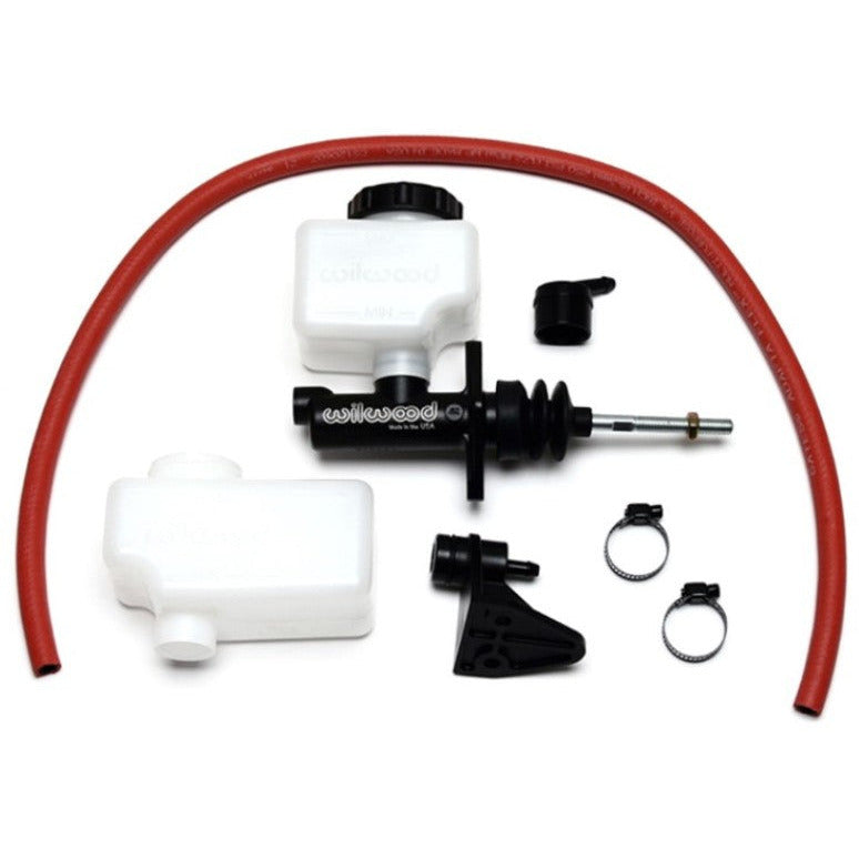 Wilwood Compact Remote M/C Kit 15/16in Bore Banjo Outlet w/Reservoir Wilwood Brake Master Cylinder