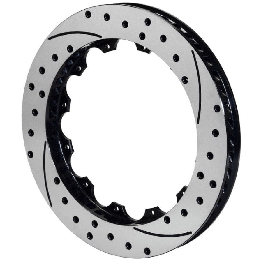 Wilwood Rotor-SRP48 SPC-37-RH-BLK-Drill 12.44 x 1.19 - 12 on 7.00in Wilwood Brake Rotors - 2 Piece