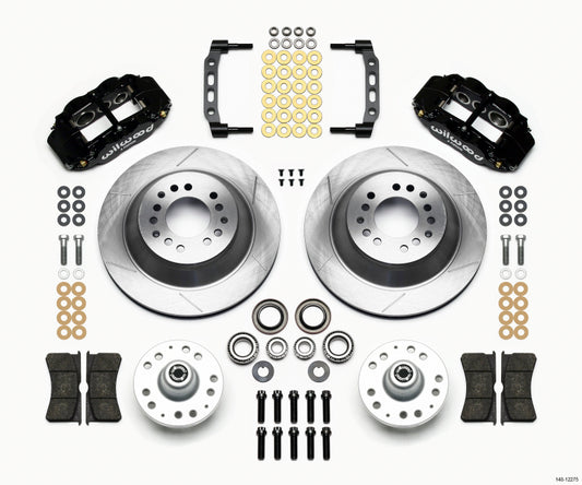 Wilwood Narrow Superlite 6R Front Hub & 1PC Rtr Kit 12.88in 74-80 Pinto/Mustang II Disc Spindle only