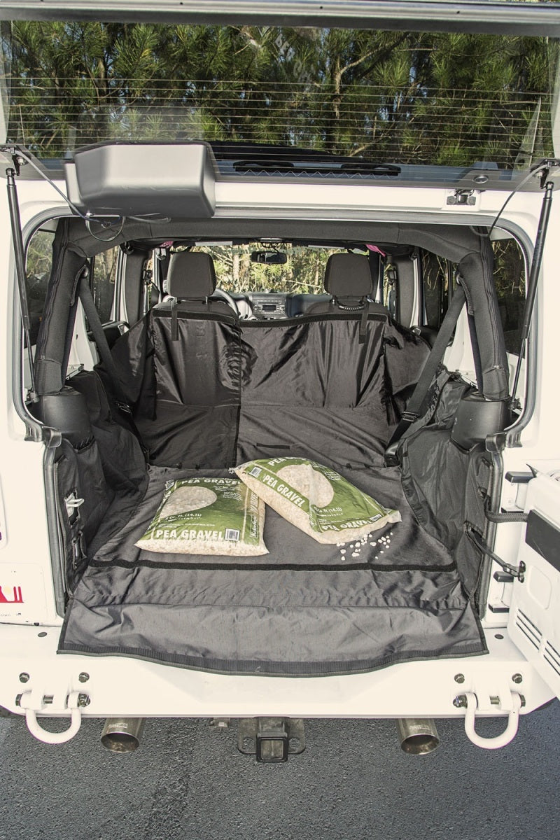 Rugged Ridge C3 Cargo Cover W/O Subwoofer 07-18 Jeep Wrangler JKU 4 Door Rugged Ridge Car Covers