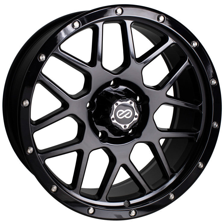 Enkei Matrix 20x9 6x135 15mm Offset 87mm Bore Gloss Black Wheel Enkei Wheels - Cast