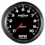 Autometer Sport-Comp II 5 inch 0-10000 RPM In Dash Tachometer AutoMeter Gauges