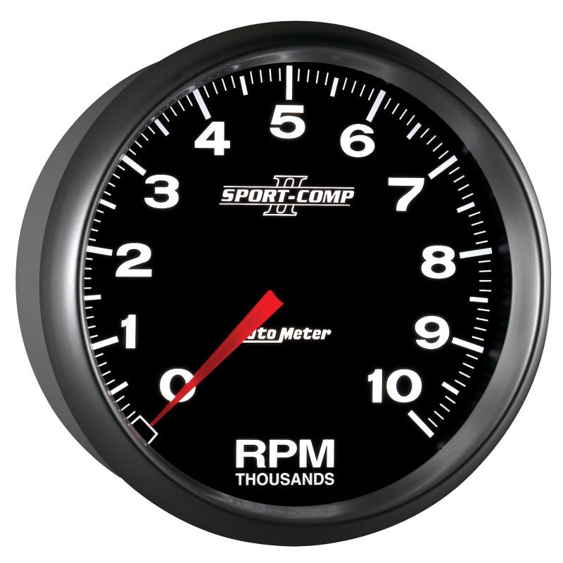 Autometer Sport-Comp II 5 inch 0-10000 RPM In Dash Tachometer AutoMeter Gauges