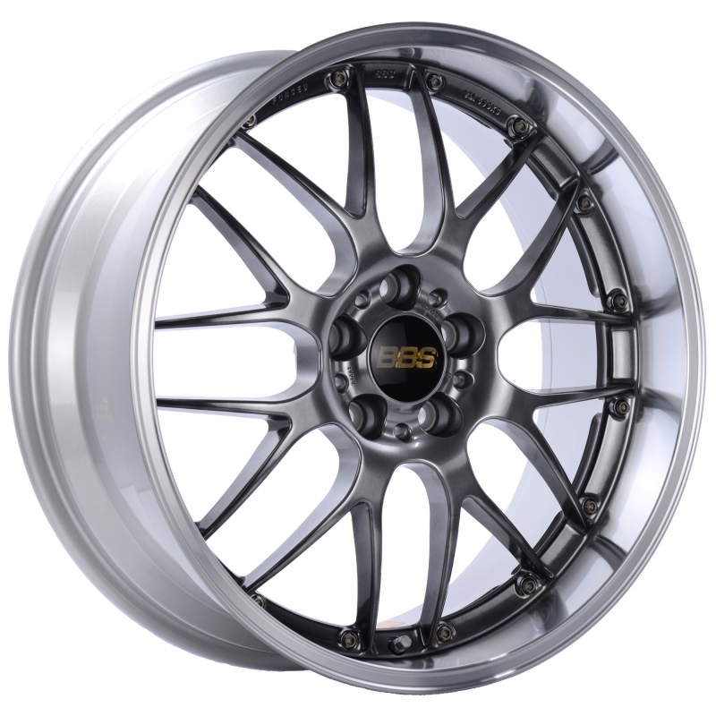 BBS RS-GT 18x11 5x130 ET45 CB71.6 Diamond Black Center Diamond Cut Lip Wheel BBS Wheels - Forged