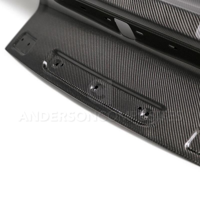 Anderson Composites 15-18 Ford Mustang Type-OE Double Sided Carbon Fiber Decklid