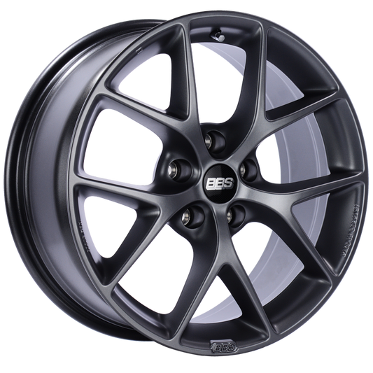 BBS SR 18x8 5x114.3 ET40 Satin Grey Wheel -82mm PFS/Clip Required