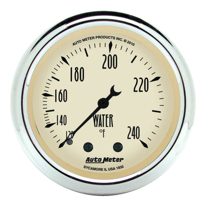 AutoMeter Gauge Kit 5 Pc. 3-1/8in. & 2-1/16in. Mech. Speedo. Wtmp & Oilp Antq Beige AutoMeter Gauges