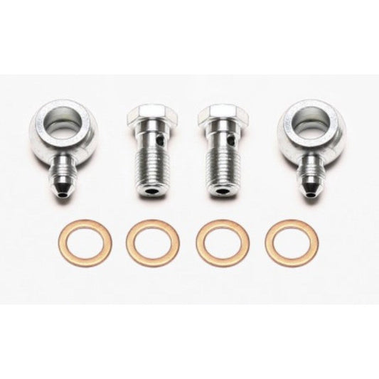 Wilwood Banjo Fitting Kit -3 male to 7/16 Banjo Bolts & Crush Washers (2 qty) Wilwood Brake Hardware