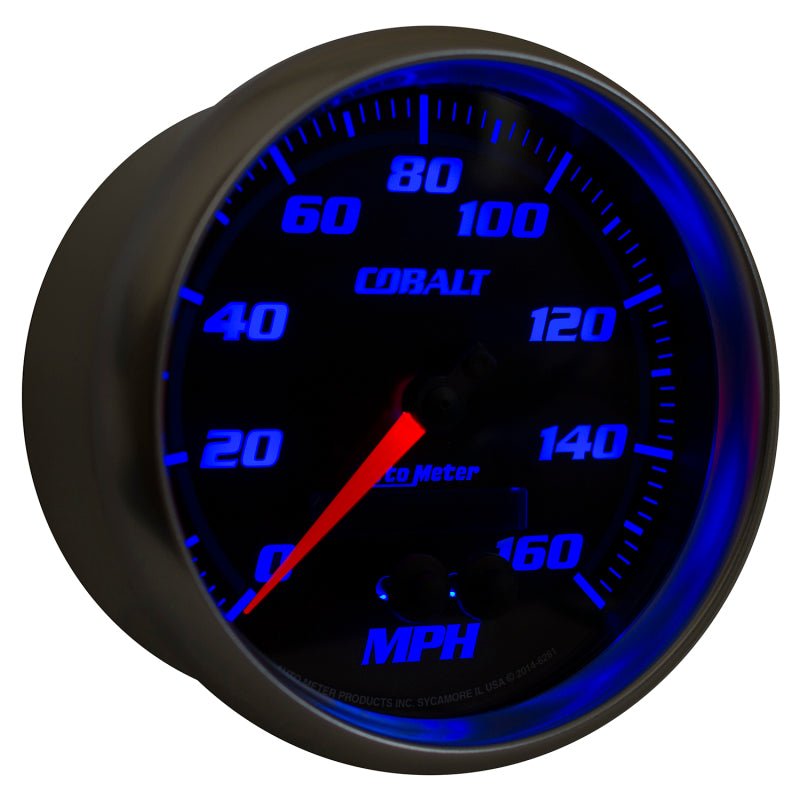 Autometer Cobalt 5in 0-140MPH In-Dash Electronic GPS Programmable Speedometer AutoMeter Gauges