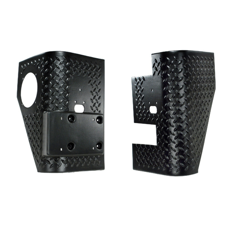 Rugged Ridge Rear Corner Guards Body Armor 97-06 Jeep Wrangler TJ Rugged Ridge Body Armor & Rock Rails