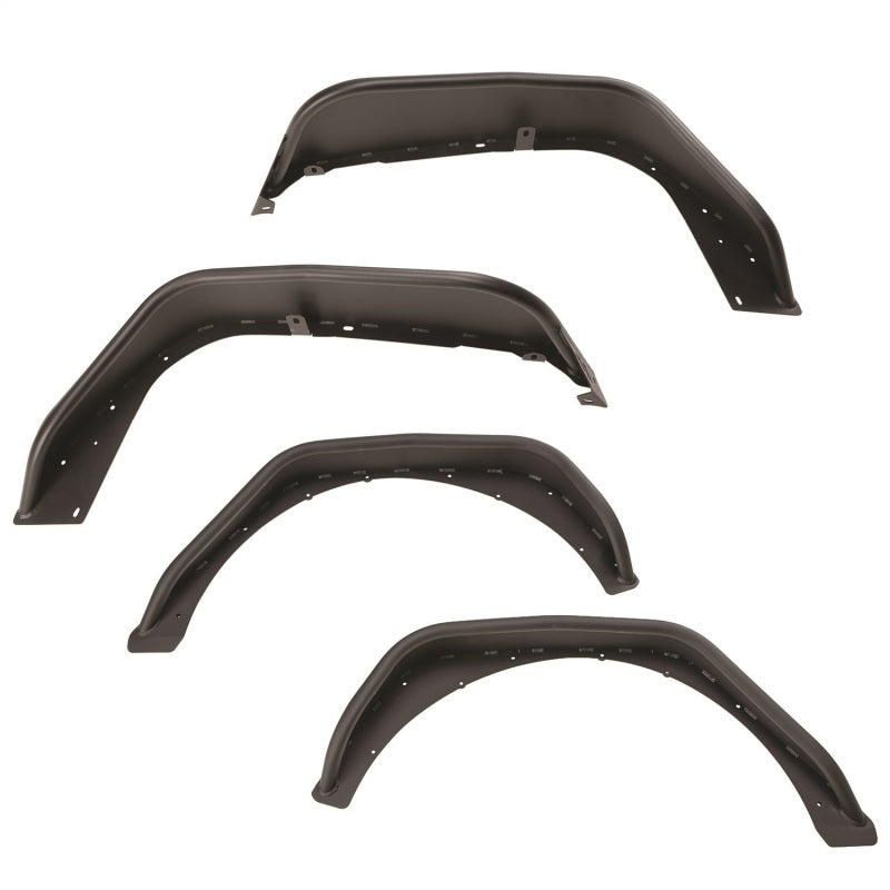 Rugged Ridge HD Steel Tube Fenders Full Set Black 18-19 JL Rugged Ridge Fenders