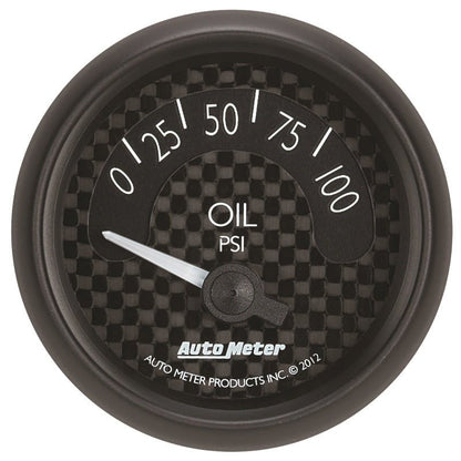 Autometer GT Series 52mm Short Sweep Electronic 0-100 psi Oil Pressure AutoMeter Gauges