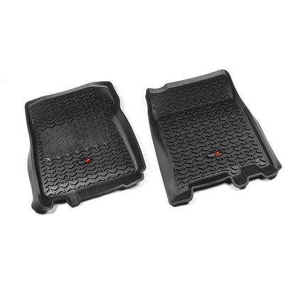 Rugged Ridge Floor Liner Front Black 1997-2003 Ford F-150 Regular / Extended Cab Rugged Ridge Floor Mats - Rubber