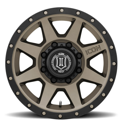 ICON Rebound 17x8.5 8x170 6mm Offset 5in BS 125mm Bore Bronze Wheel