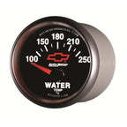 Autometer GM Bowtie Black 2-1/16in 100-250 F Pedestal Electronic Water Temp Gauge AutoMeter Gauges